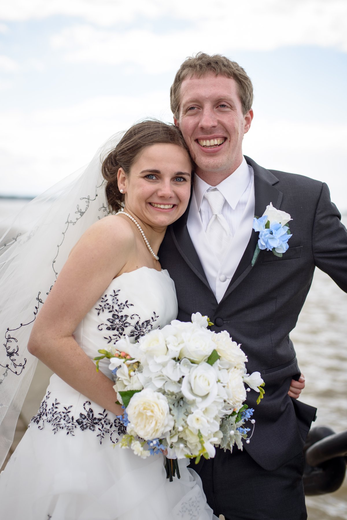 Debby & Rob at their wedding